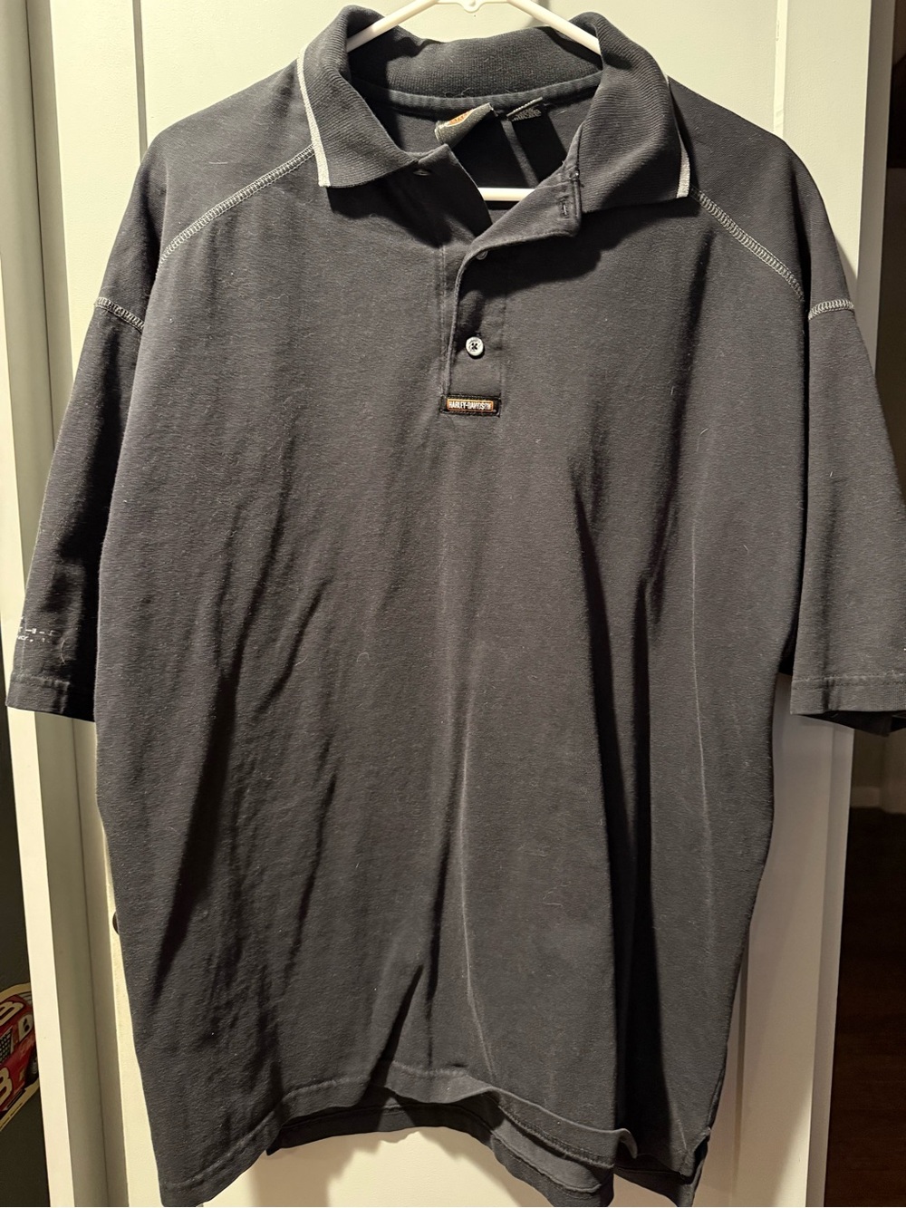 Harley Davidson Black Men's Polo Shirt - Classic Casual